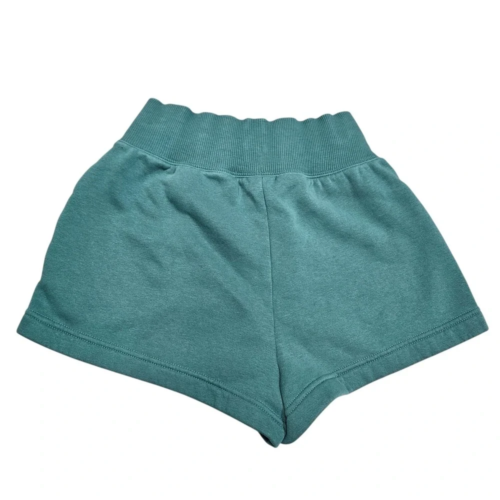 Nike Phoenix Fleece High Waisted Shorts Green Womens XXS Gym‎ Workout Running